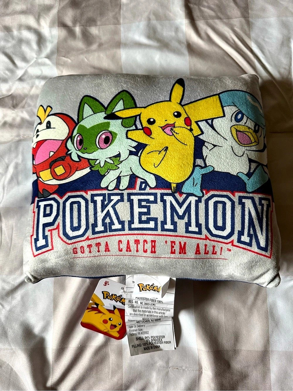 Pokemon Graphic Accent Pillow NWT